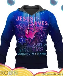 jesus saves all over print aop shirt hoodie rt90F