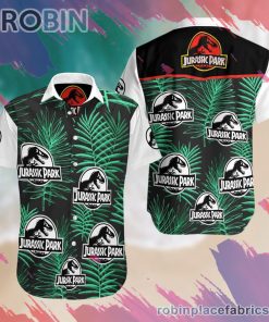 Jurassic Park Hawaiian Shirt, Casual Short Sleeve Shirt