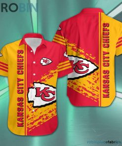 Kansas City Chiefs – NFL Short Sleeve Button Down Hawaiian Shirt