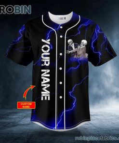 Keep My Wife’s Name Out Of Your Fucking Mouth Skull Custom Baseball Jersey