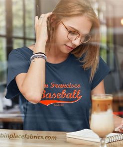 ladies t shirt classic san francisco california baseball fan retro vintage R5pyb