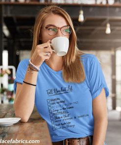 ladies t shirt fall bucket list zuAK6