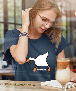 ladies t shirt funny goose murder OeW78