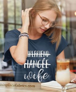 ladies t shirt girlfriend fiance wife QZVpG