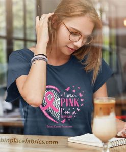 ladies t shirt pink breast cancer survivor cancer awareness 6GJZ5