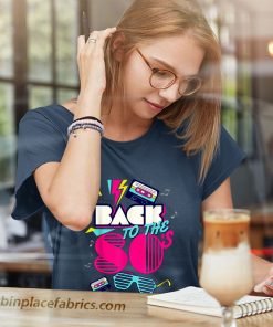 ladies t shirt retour des annC3A9es 80s tees vintage retro i love 80s graphic design kXZKH
