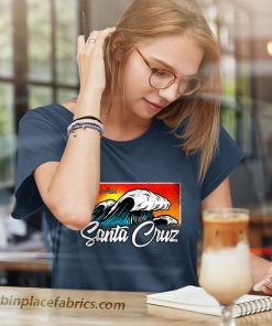 ladies t shirt santa cruz california vintage retro camiseta 2j5nP