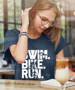 ladies t shirt swim bike run triathlon triathlete athletics eP2dZ