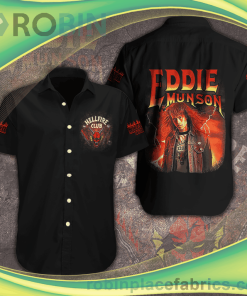 Leader Hell Fire Club Short Sleeve Button Down Hawaiian Shirt