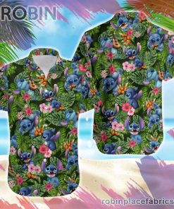 Lilo & Stitch Custom Hawaiian Shirt, Casual Short Sleeve Shirt