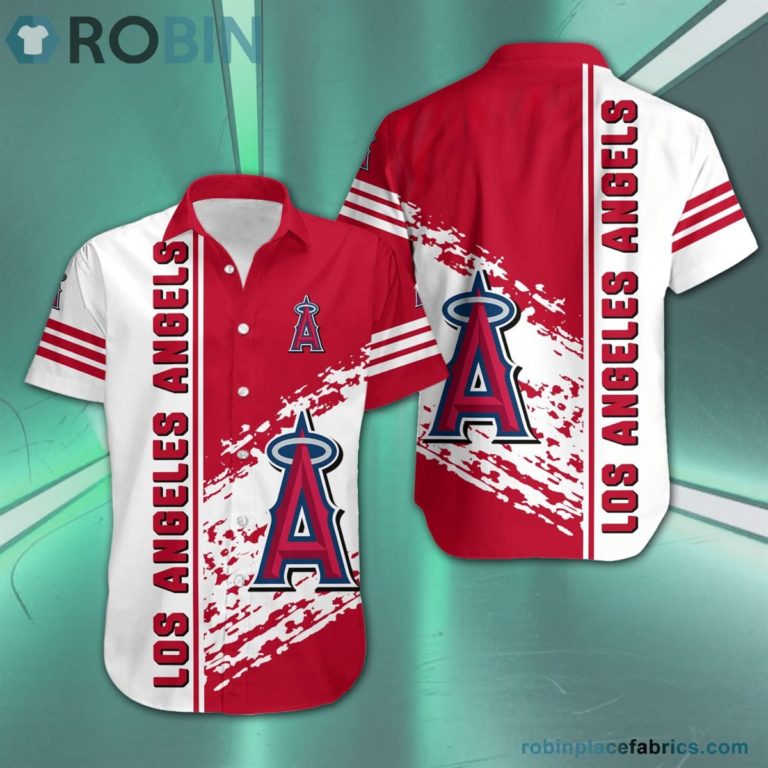 Los Angeles Angels – MLB Short Sleeve Button Down Hawaiian Shirt