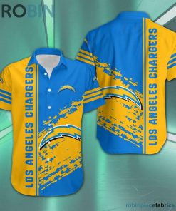Los Angeles Chargers – NFL Short Sleeve Button Down Hawaiian Shirt