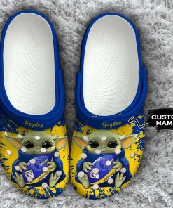 Los Angeles Rams Baby Yoda Crocs Clog Shoes