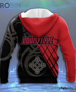 louisville cardinals all over print 3d hoodie pattern celtic ncaa 122 yLR1Y