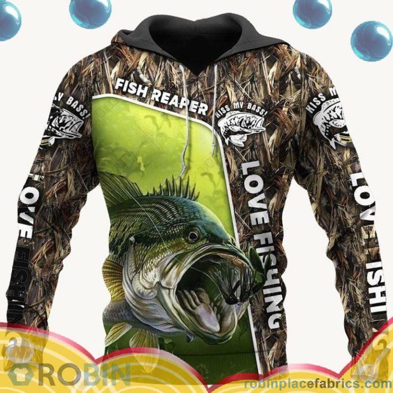 Love Fishing Camo All Over Print – AOP Shirt