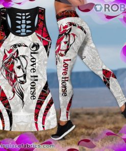 Love Horse #3 Tank Top Legging Set