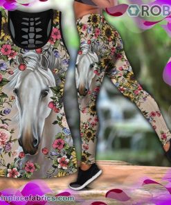 Love Horse #5 Tank Top Legging Set