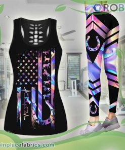 Love Horse Tank Top Legging Set