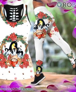 Lovely Penguin Tank Top Legging Set