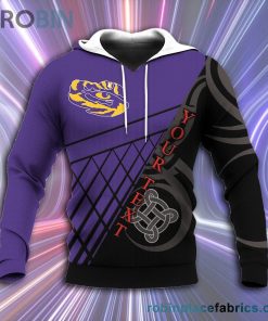 LSU Tigers All Over Print 3D Hoodie Pattern Celtic – NCAA