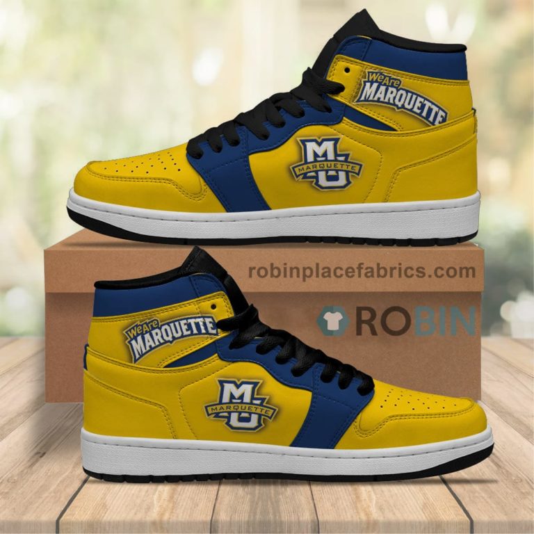 Marquette Golden Eagles Sneakers Boots – NCAA Air Jordan 1