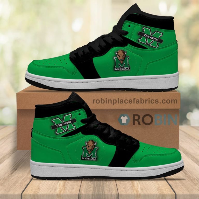 Marshall Thundering Herd Sneakers Boots – NCAA Air Jordan 1