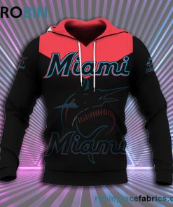 miami marlins all over print 3d hoodie drinking style mlb 31 I1wgW