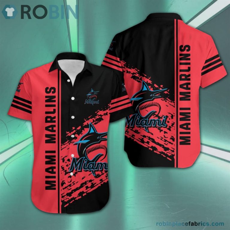 Miami Marlins – MLB Short Sleeve Button Down Hawaiian Shirt