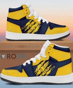 Michigan Wolverines Air Sneakers 1 – Scrath Style NCAA AJ1 Sneakers Michigan Wolverines Air Sneakers 1 – Scrath Style NCAA AJ1 Sneakers