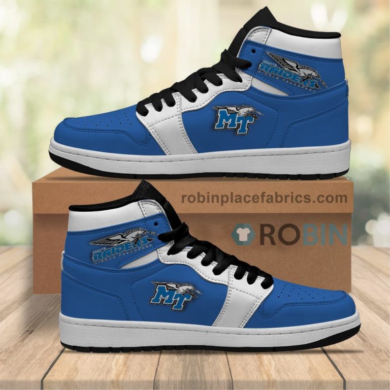Middle Tennessee Blue Raiders Sneakers Boots – NCAA Air Jordan 1