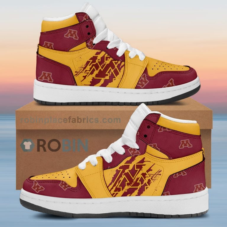 Minnesota Golden Gophers Air Sneakers 1 – Scrath Style NCAA AJ1 Sneakers