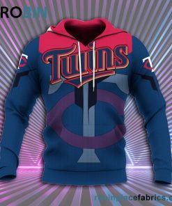 minnesota twins all over print 3d hoodie drinking style mlb 27 dtDV3