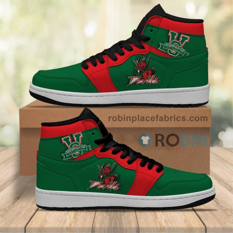 Mississippi Valley State Delta Devils Sneakers Boots – NCAA Air Jordan 1
