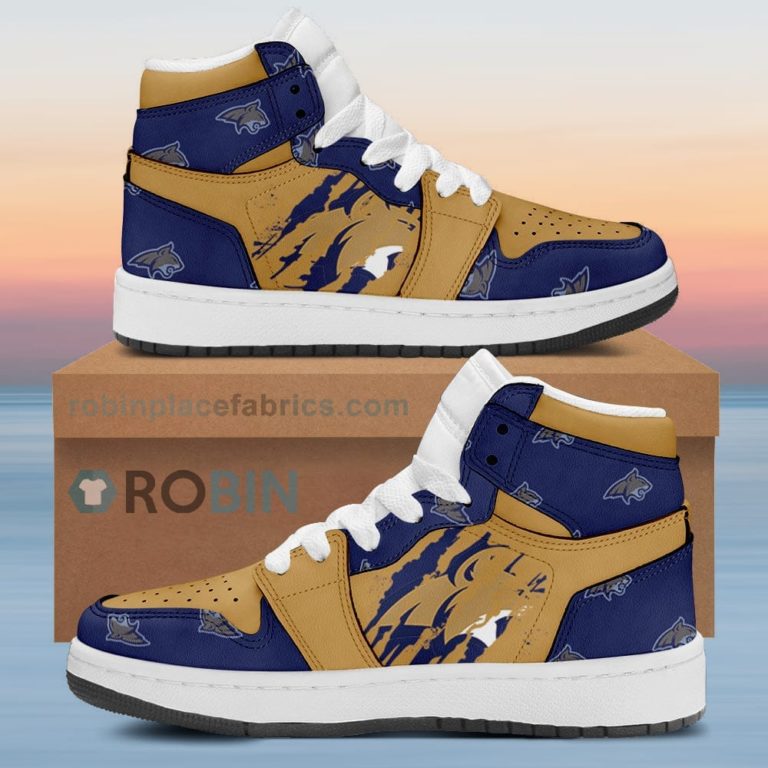 Montana State Bobcats Air Sneakers 1 – Scrath Style NCAA AJ1 Sneakers