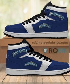 Mount St. Mary?s Mountaineers Sneakers Boots – NCAA Air Jordan 1 Mount St. Mary?s Mountaineers Sneakers Boots – NCAA Air Jordan 1