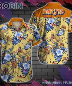 Naruto Hawaiian Shirt, Casual Short Sleeve Shirt Naruto Hawaiian Shirt, Casual Short Sleeve Shirt