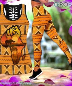 Native Africa African Power Tank Top Legging Set