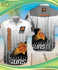 NBA Phoenix Suns Short Sleeve Button Down Hawaiian Shirt