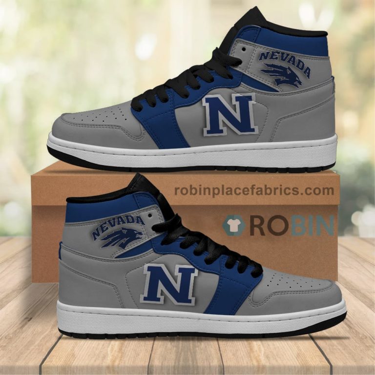 Nevada Wolf Pack Sneakers Boots – NCAA Air Jordan 1