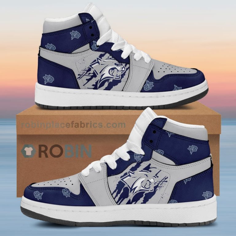 New Hampshire Wildcats Air Sneakers 1 – Scrath Style NCAA AJ1 Sneakers