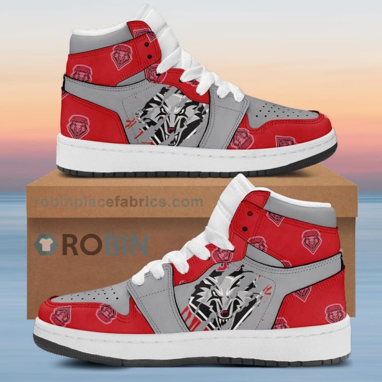 New Mexico Lobos Air Sneakers 1 – Scrath Style NCAA AJ1 Sneakers