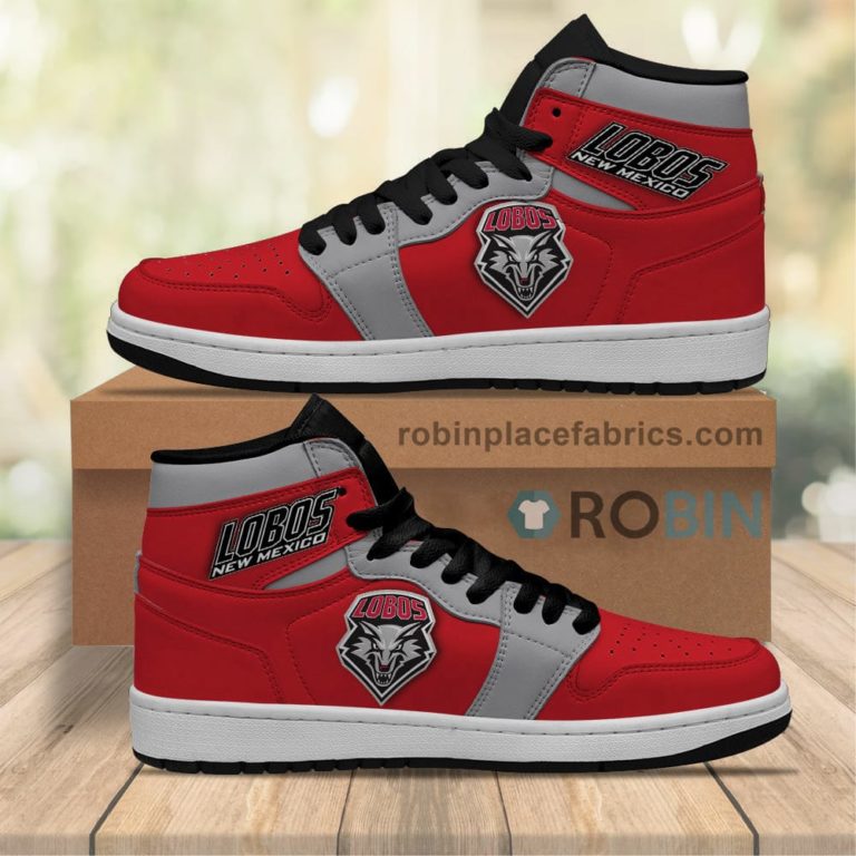 New Mexico Lobos Sneakers Boots – NCAA Air Jordan 1