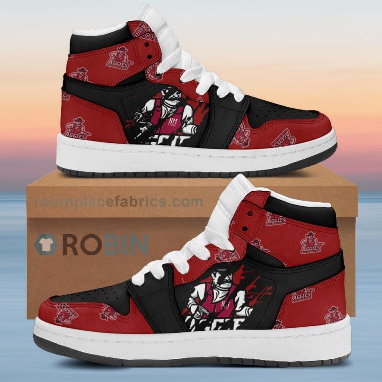 New Mexico State Aggies Air Sneakers 1 – Scrath Style NCAA AJ1 Sneakers