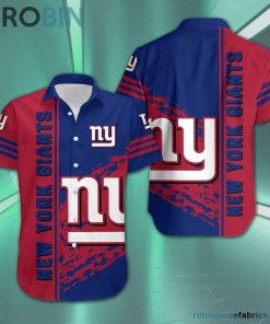 New York Giants – NFL Short Sleeve Button Down Hawaiian Shirt