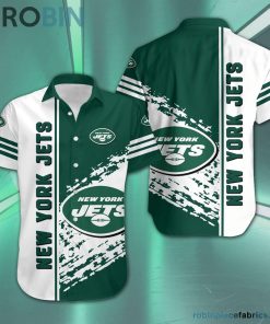 New York Jets – NFL Short Sleeve Button Down Hawaiian Shirt