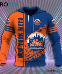 new york mets all over print 3d hoodie quarter style mlb 24 3a2og