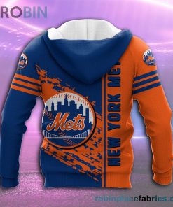 New York Mets All Over Print 3D Hoodie Quarter Style – MLB