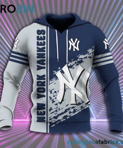 new york yankees all over print 3d hoodie quarter style mlb 22 MuVZV