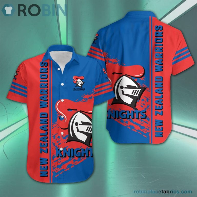 Newcastle Knights – NRL Short Sleeve Button Down Hawaiian Shirt