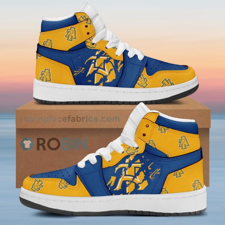 North Carolina A_T Aggies Air Sneakers 1 – Scrath Style NCAA AJ1 Sneakers
